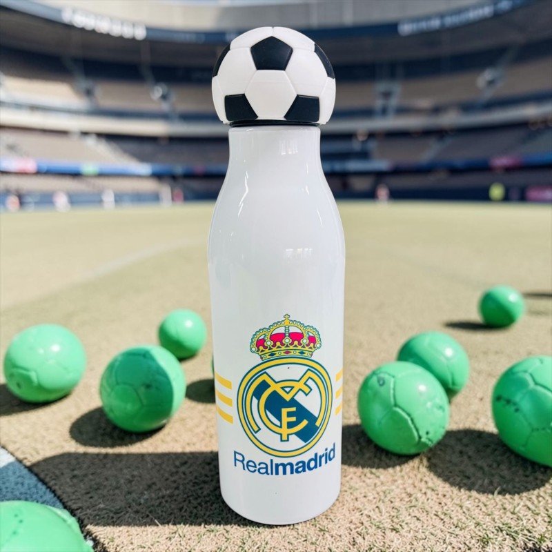 BOTELLA EQUIPOS CON TAPON DE BALÓN