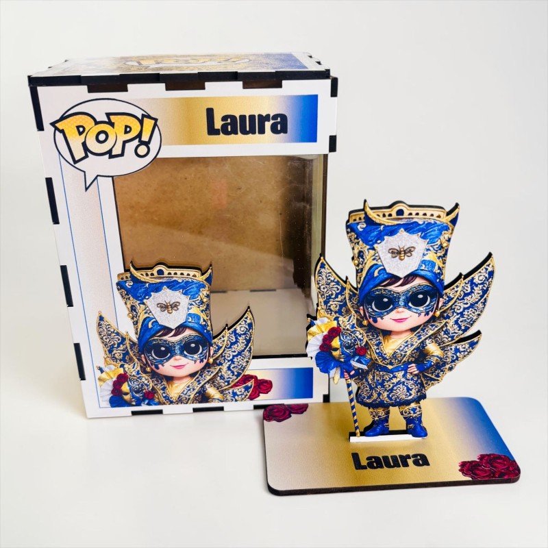 FUNKO DE MADERA PERSONALIZADO CARNAVAL