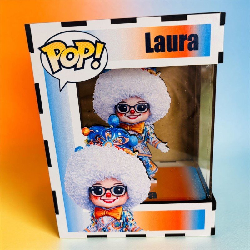 FUNKO DE MADERA PERSONALIZADO CARNAVAL