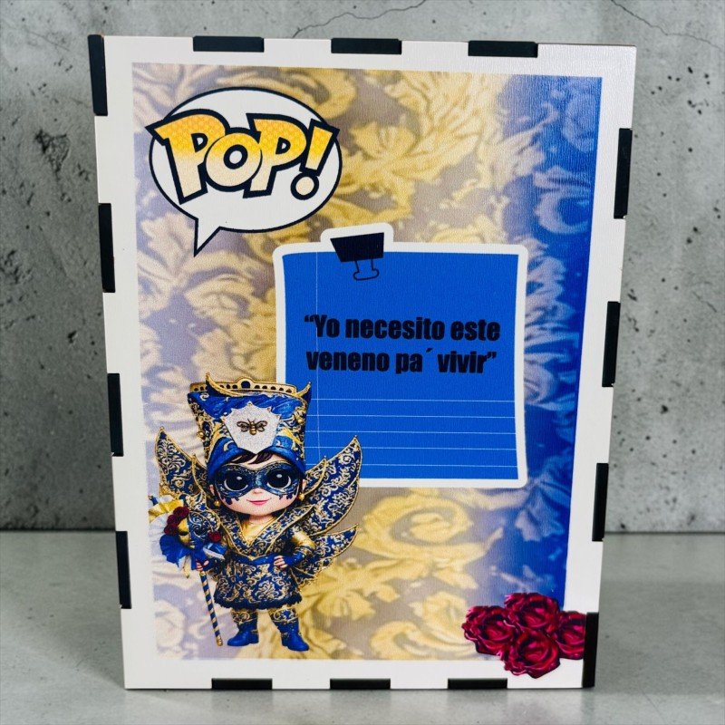 FUNKO DE MADERA PERSONALIZADO CARNAVAL