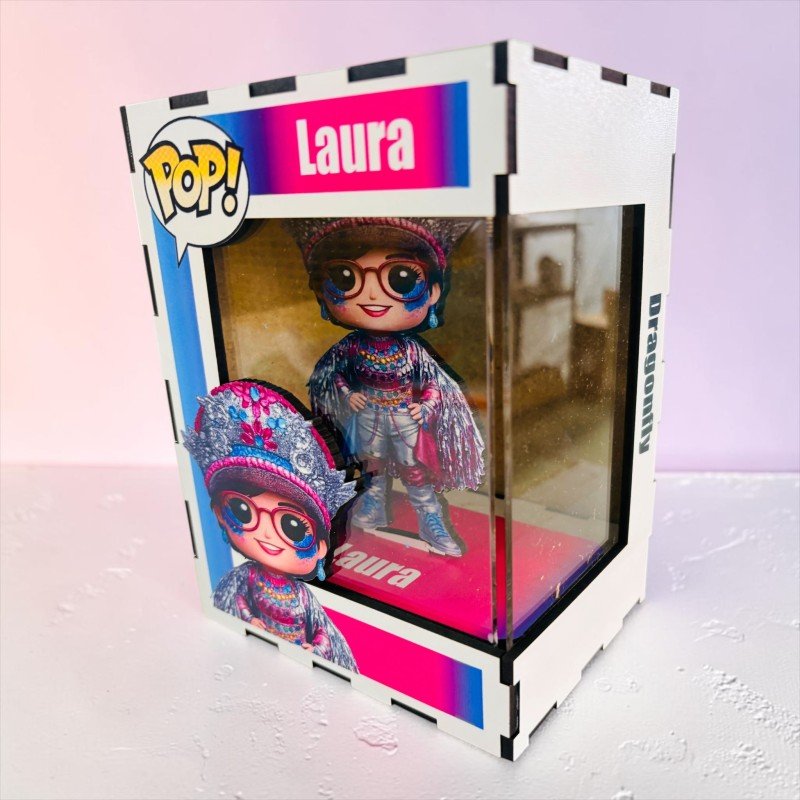 FUNKO DE MADERA PERSONALIZADO CARNAVAL