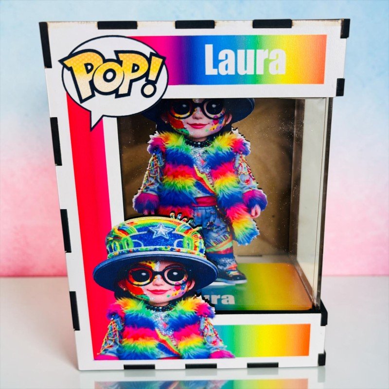 FUNKO DE MADERA PERSONALIZADO CARNAVAL