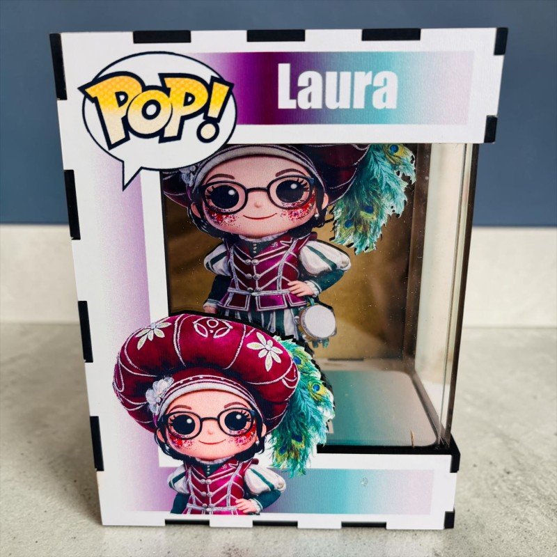 FUNKO DE MADERA PERSONALIZADO CARNAVAL