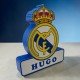LÁMPARA 3D ESCUDO REAL MADRID