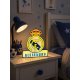 LÁMPARA 3D ESCUDO REAL MADRID