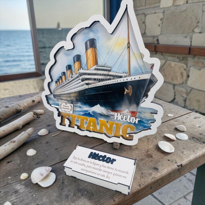 CUADRO DE FIRMAS TITANIC