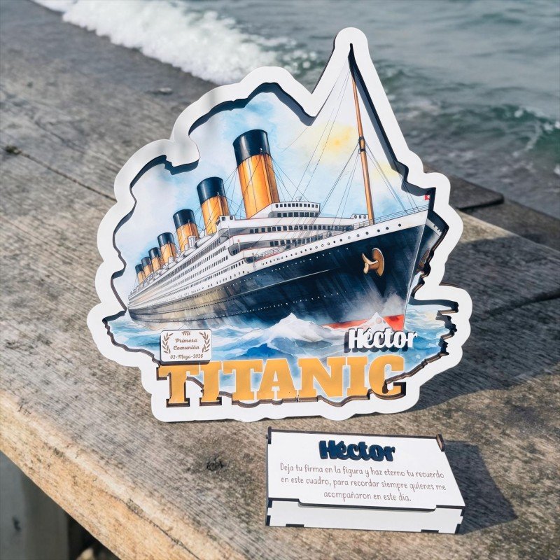CUADRO DE FIRMAS TITANIC