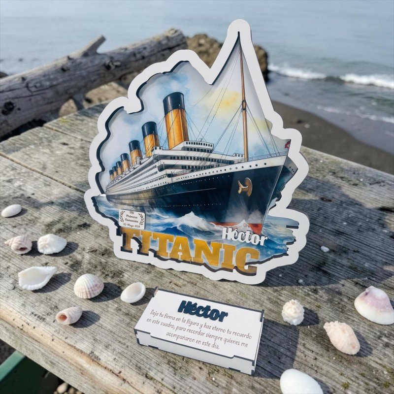 CUADRO DE FIRMAS TITANIC