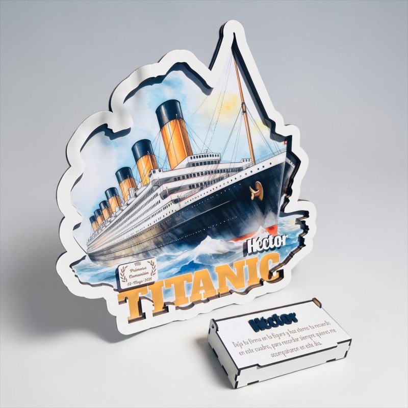 CUADRO DE FIRMAS TITANIC