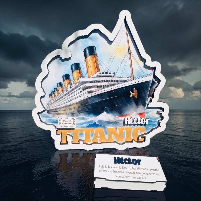CUADRO DE FIRMAS TITANIC