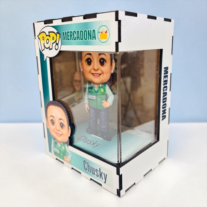 FUNKO DE MADERA EDICIÓN MERCADONA
