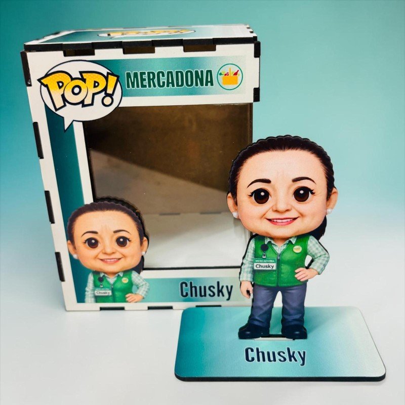 FUNKO DE MADERA EDICIÓN MERCADONA