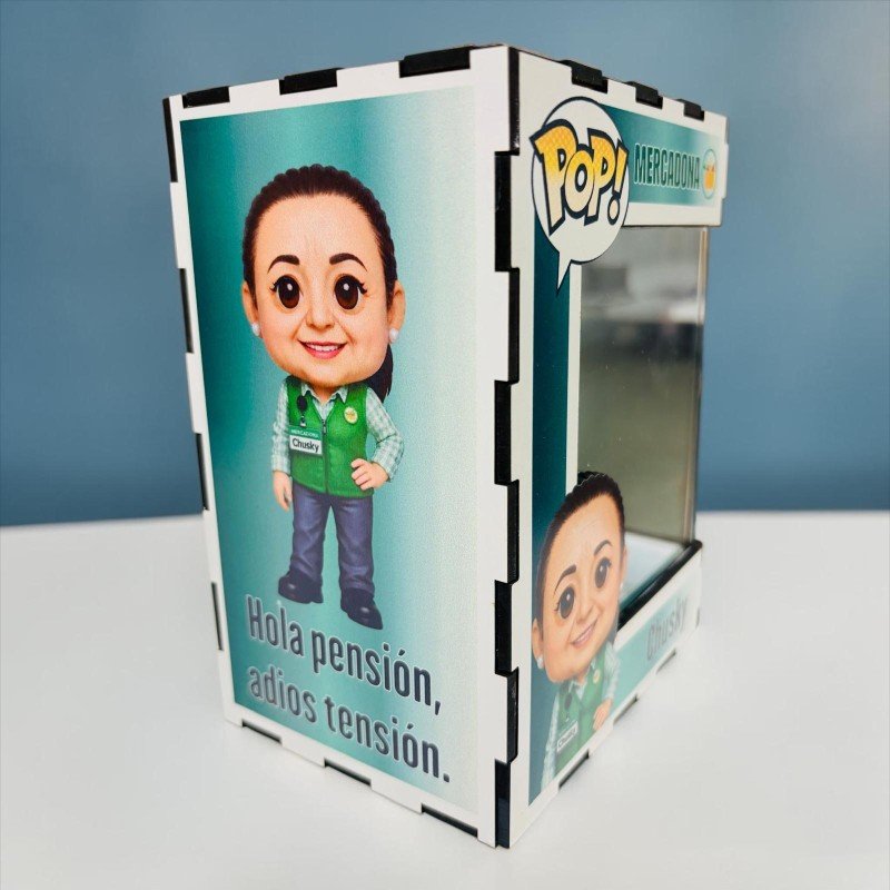 FUNKO DE MADERA EDICIÓN MERCADONA