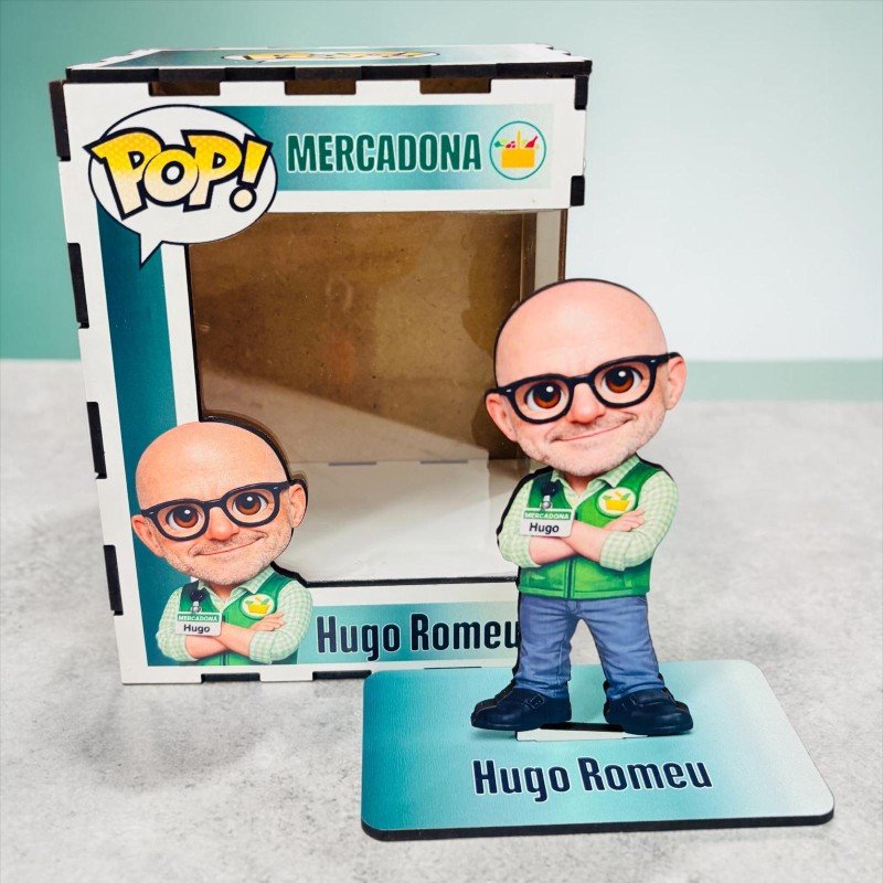 FUNKO DE MADERA EDICIÓN MERCADONA