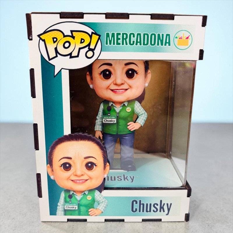 FUNKO DE MADERA EDICIÓN MERCADONA