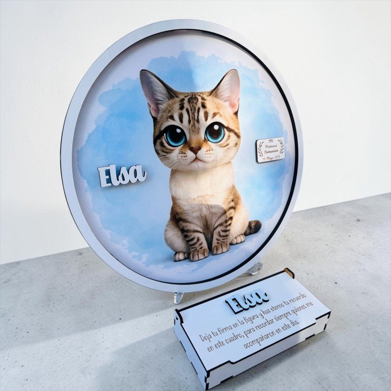CUADRO DE FIRMAS GATITO
