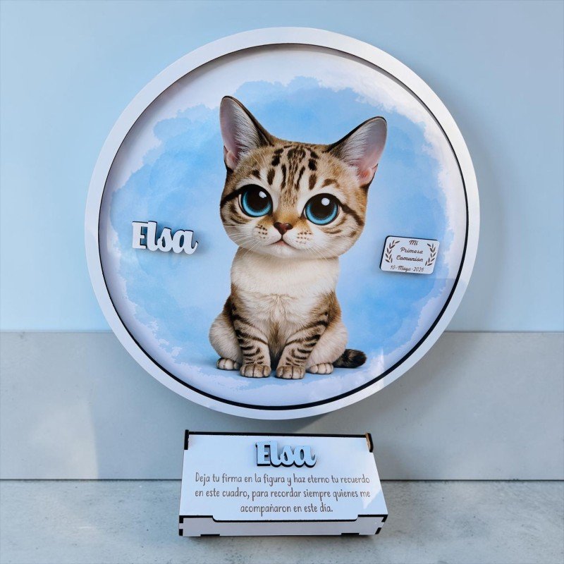 CUADRO DE FIRMAS GATITO
