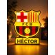 LÁMPARA 3D ESCUDO F.C BARCELONA