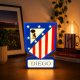LÁMPARA 3D ESCUDO ATLÉTICO DE MADRID