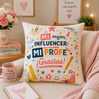 COJÍN PROFE INFLUENCER