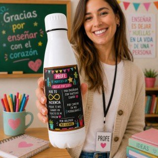 BOTELLA PROFE TE MERECES UN 10