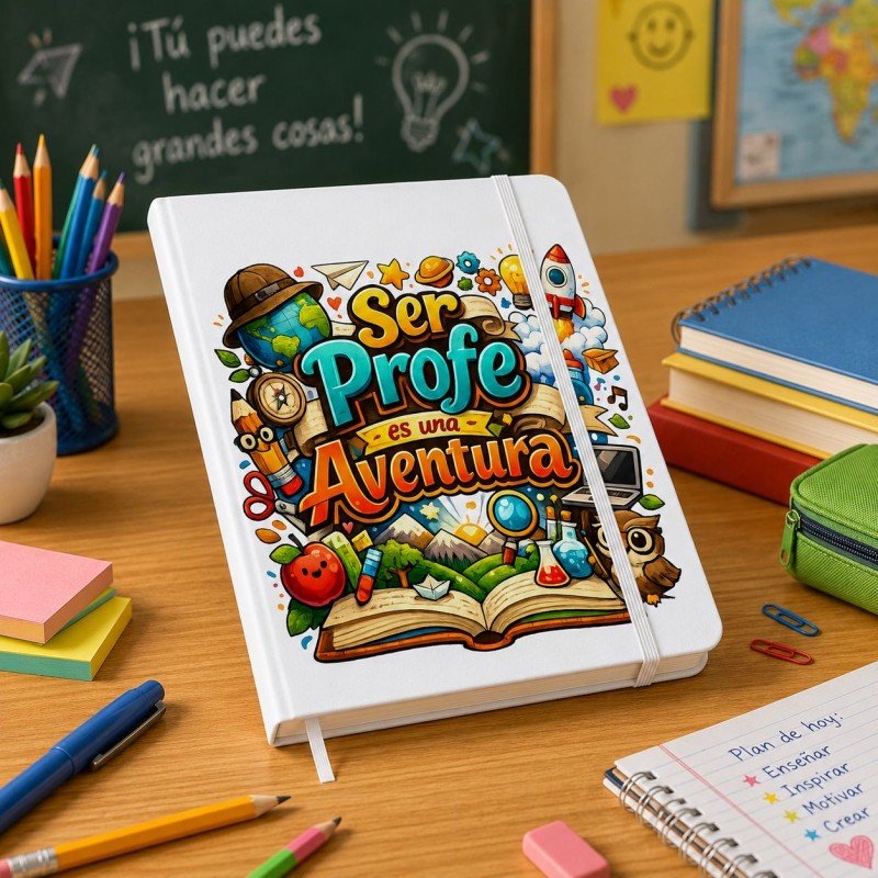 LIBRETA SER PROFE ES UNA AVENTURA