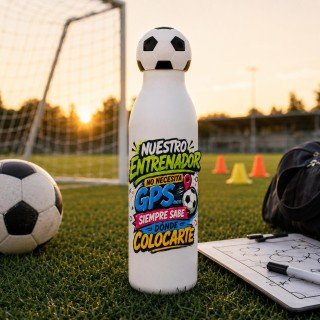 BOTELLA TAPON BALÓN ENTRENADOR GPS
