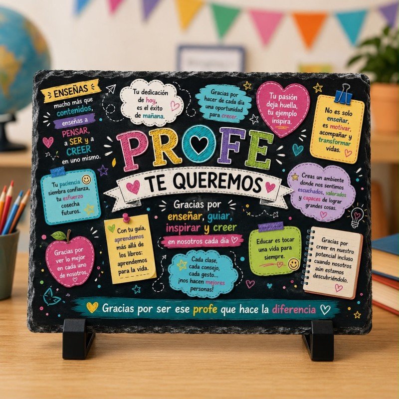 PIZARRA PROFE TE QUEREMOS
