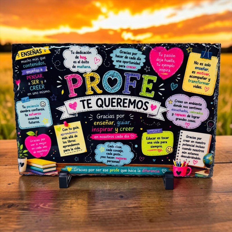 PIZARRA PROFE TE QUEREMOS