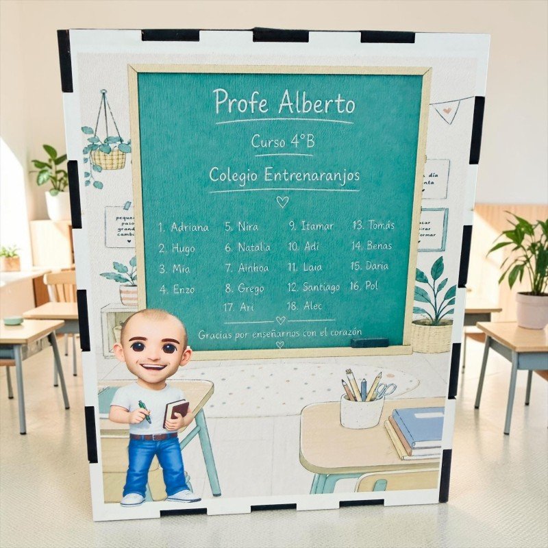 FUNKO DE MADERA EDICIÓN PROFE