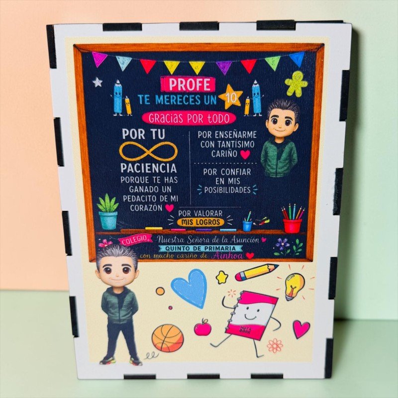 FUNKO DE MADERA EDICIÓN PROFE