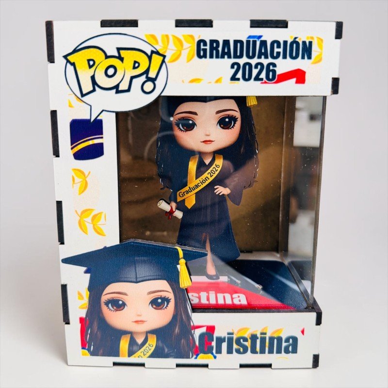 FUNKO DE MADERA EDICIÓN GRADUACIÓN