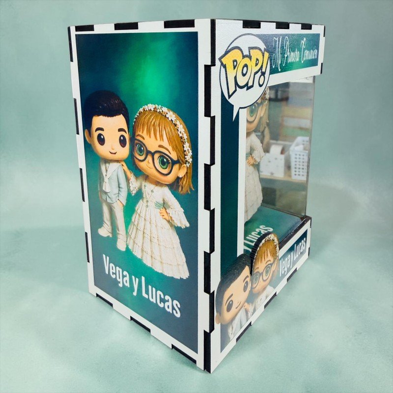 FUNKO DE MADERA PERSONALIZADO COMUNIÓN