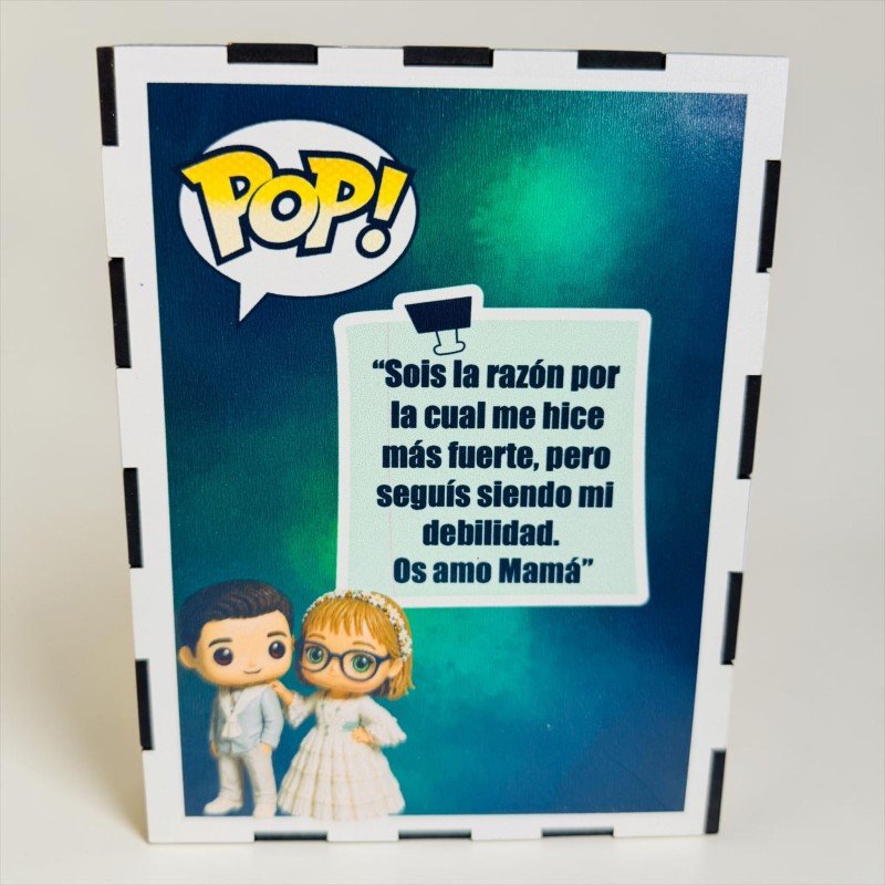 FUNKO DE MADERA PERSONALIZADO COMUNIÓN
