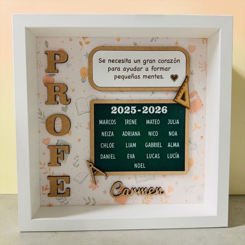 CUADRO PERSONALIZADO PROFE