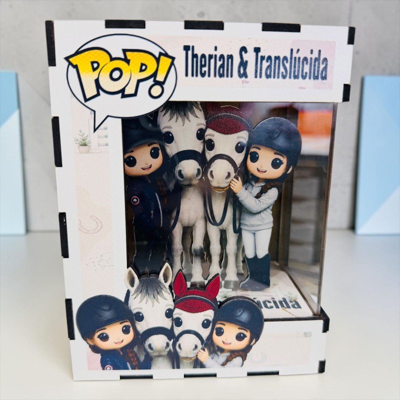 FUNKO DE MADERA HÍPICA