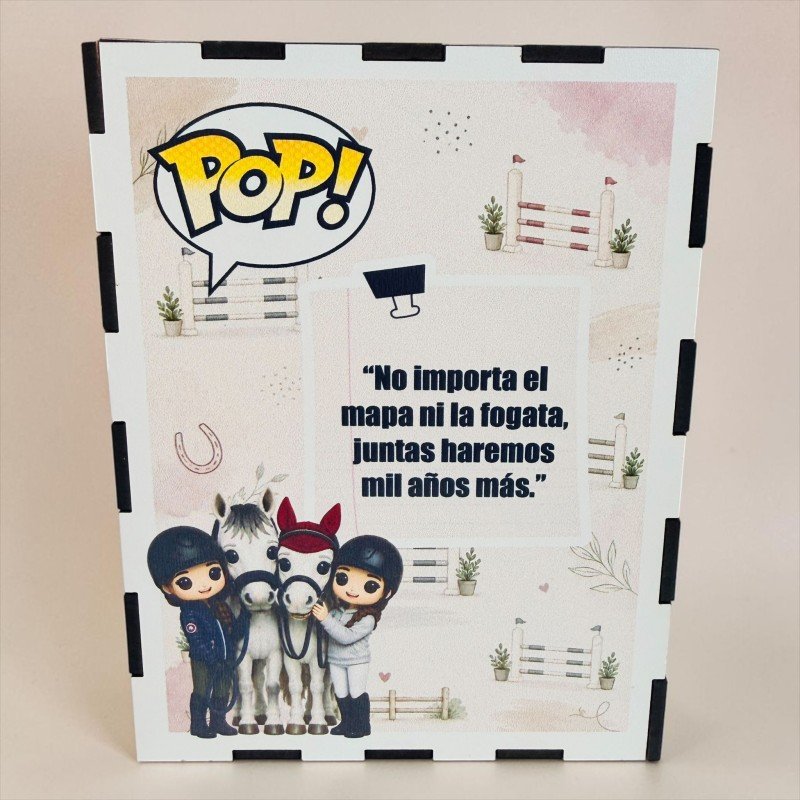 FUNKO DE MADERA HÍPICA