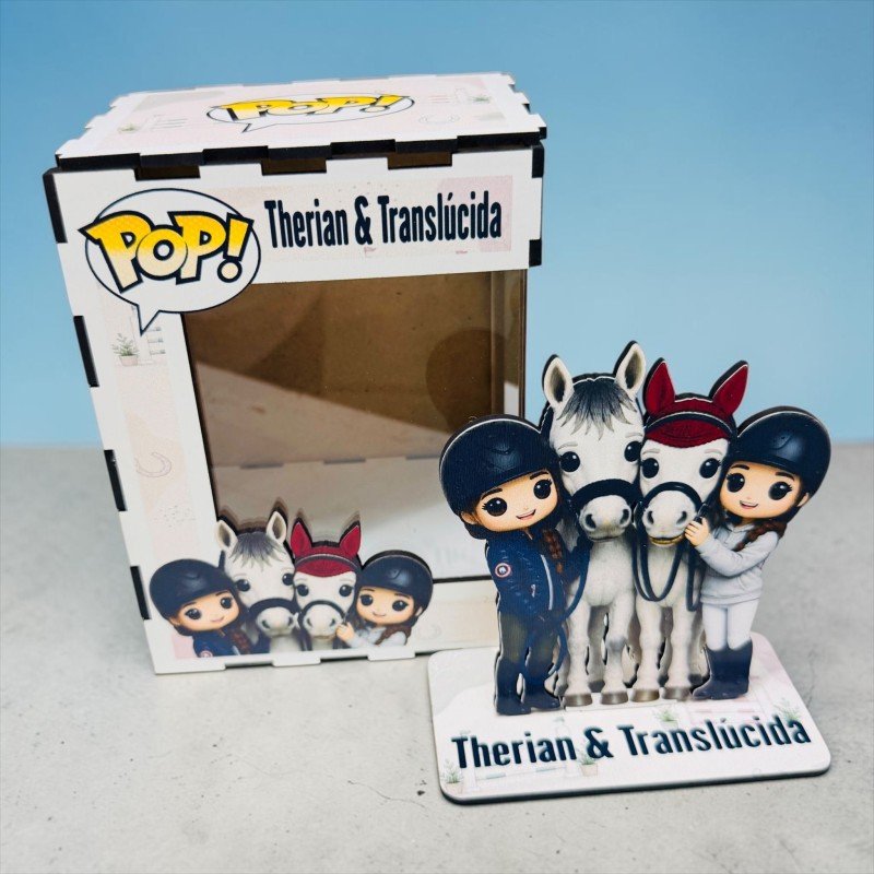FUNKO DE MADERA HÍPICA