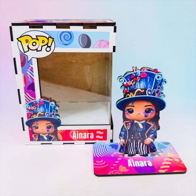 FUNKO DE MADERA PERSONALIZADO CARNAVAL