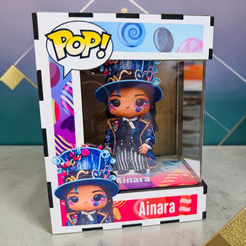 FUNKO DE MADERA PERSONALIZADO CARNAVAL