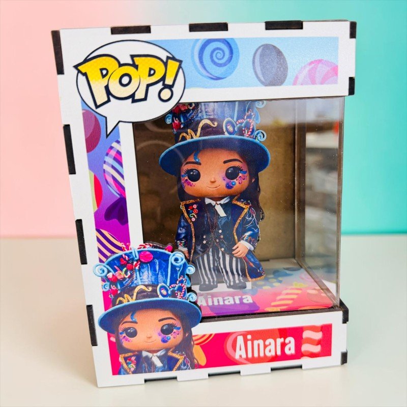 FUNKO DE MADERA PERSONALIZADO CARNAVAL