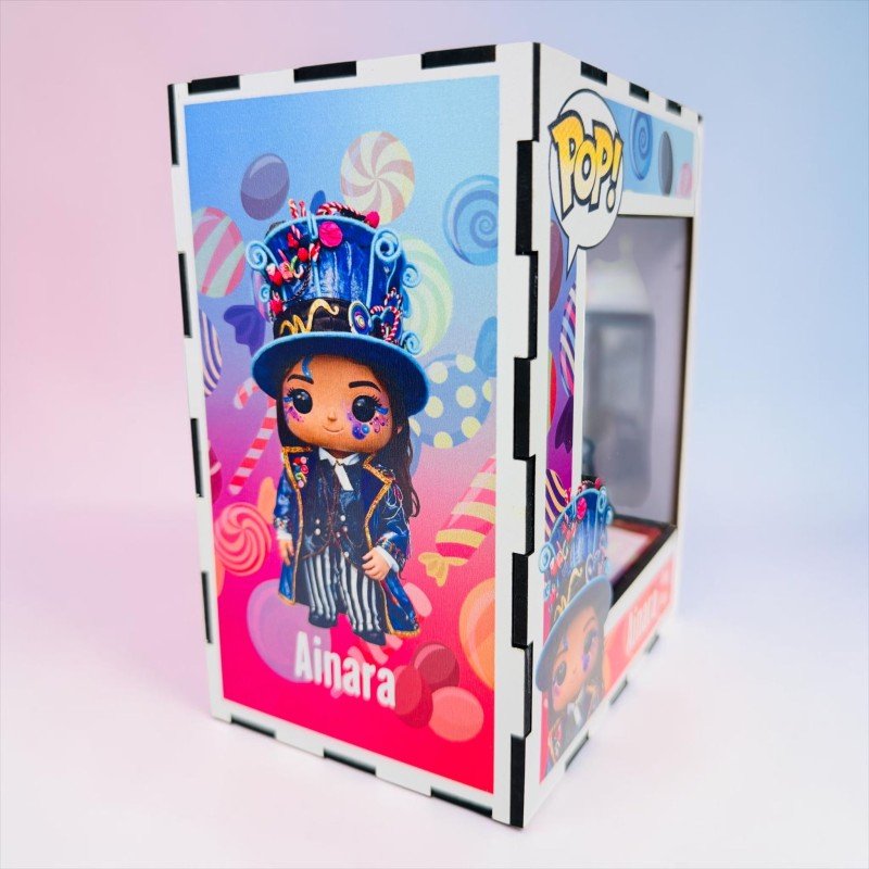 FUNKO DE MADERA PERSONALIZADO CARNAVAL