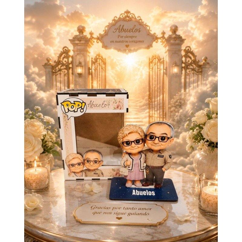 FUNKO DE MADERA EDICIÓN ABUELOS