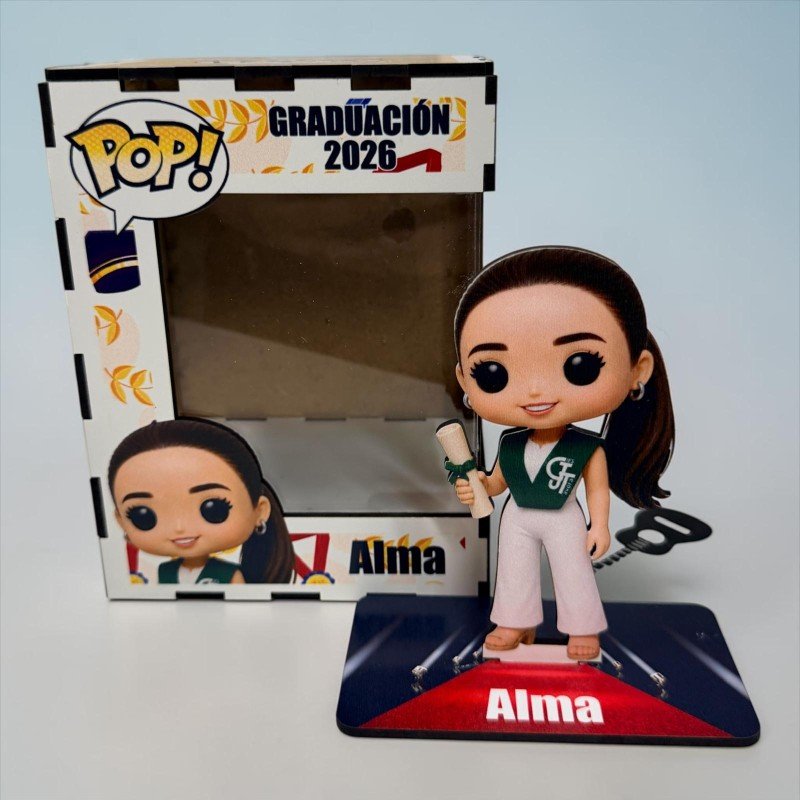 FUNKO DE MADERA EDICIÓN GRADUACIÓN