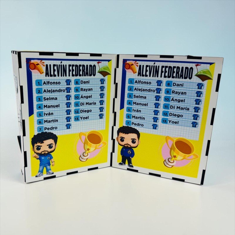 FUNKO DE MADERA ENTRENADORES
