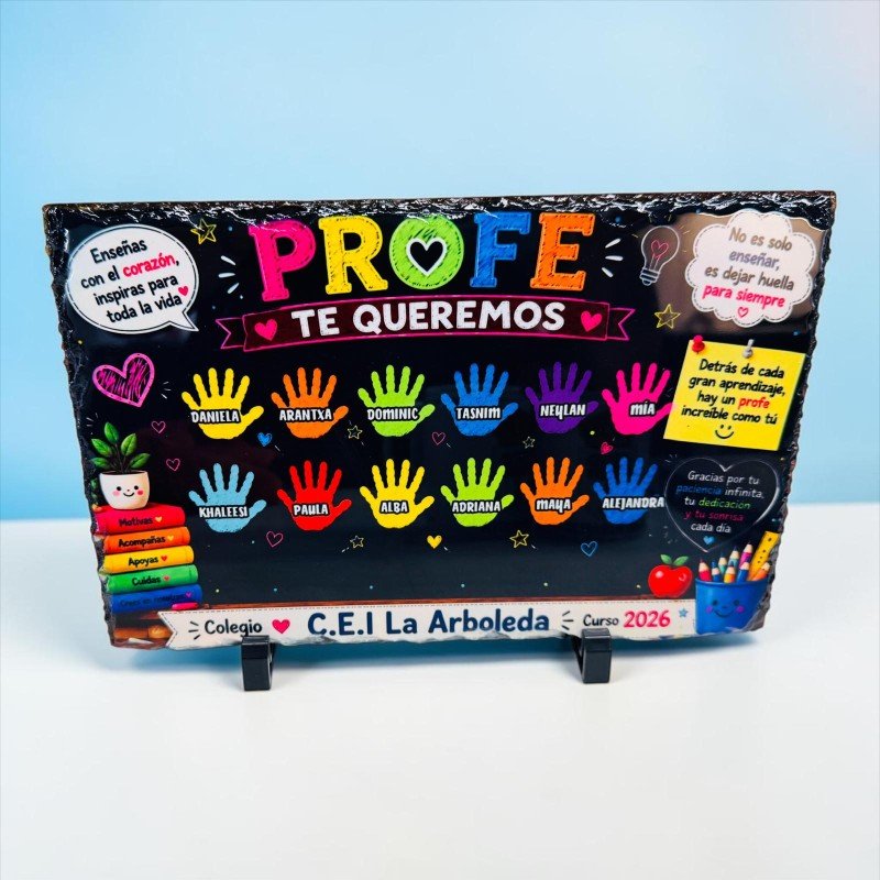 PIZARRA MANITAS DE COLORES