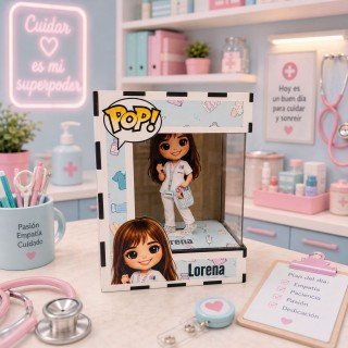 FUNKO DE MADERA EDICION ENFERMERA