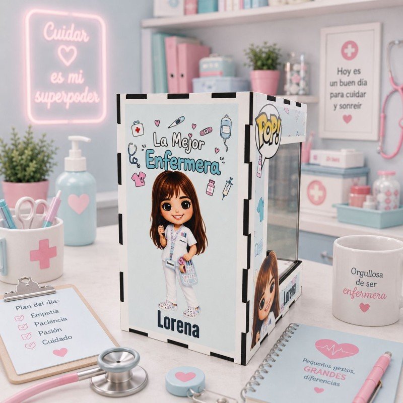 FUNKO DE MADERA EDICION ENFERMERA