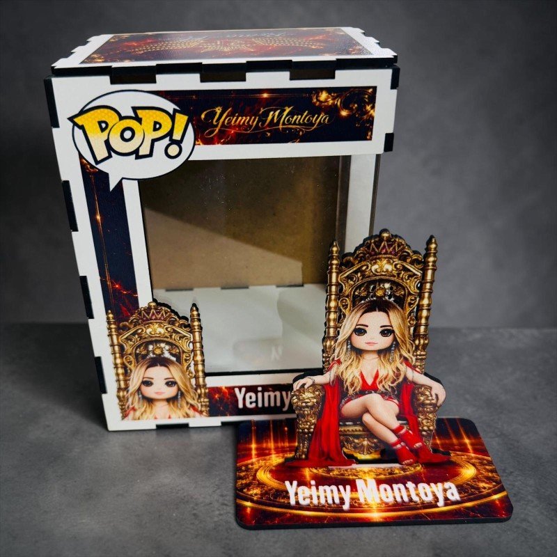 FUNKO DE MADERA EDICIÓN LA REINA DEL FLOW