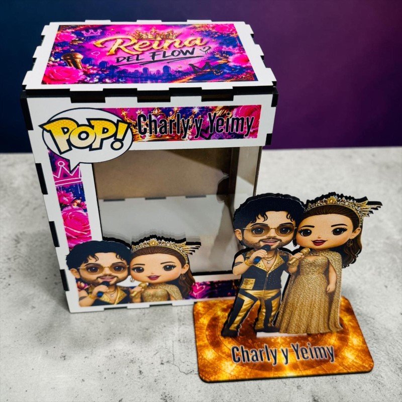 FUNKO DE MADERA EDICIÓN LA REINA DEL FLOW